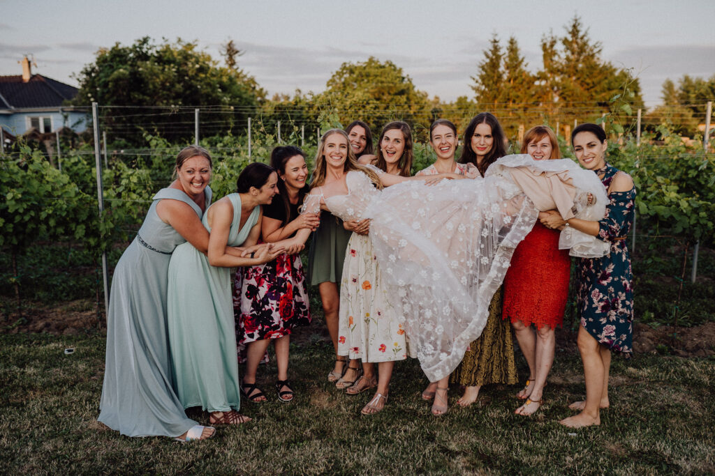 Focení skupinek na svatbě | svatební fotograf
