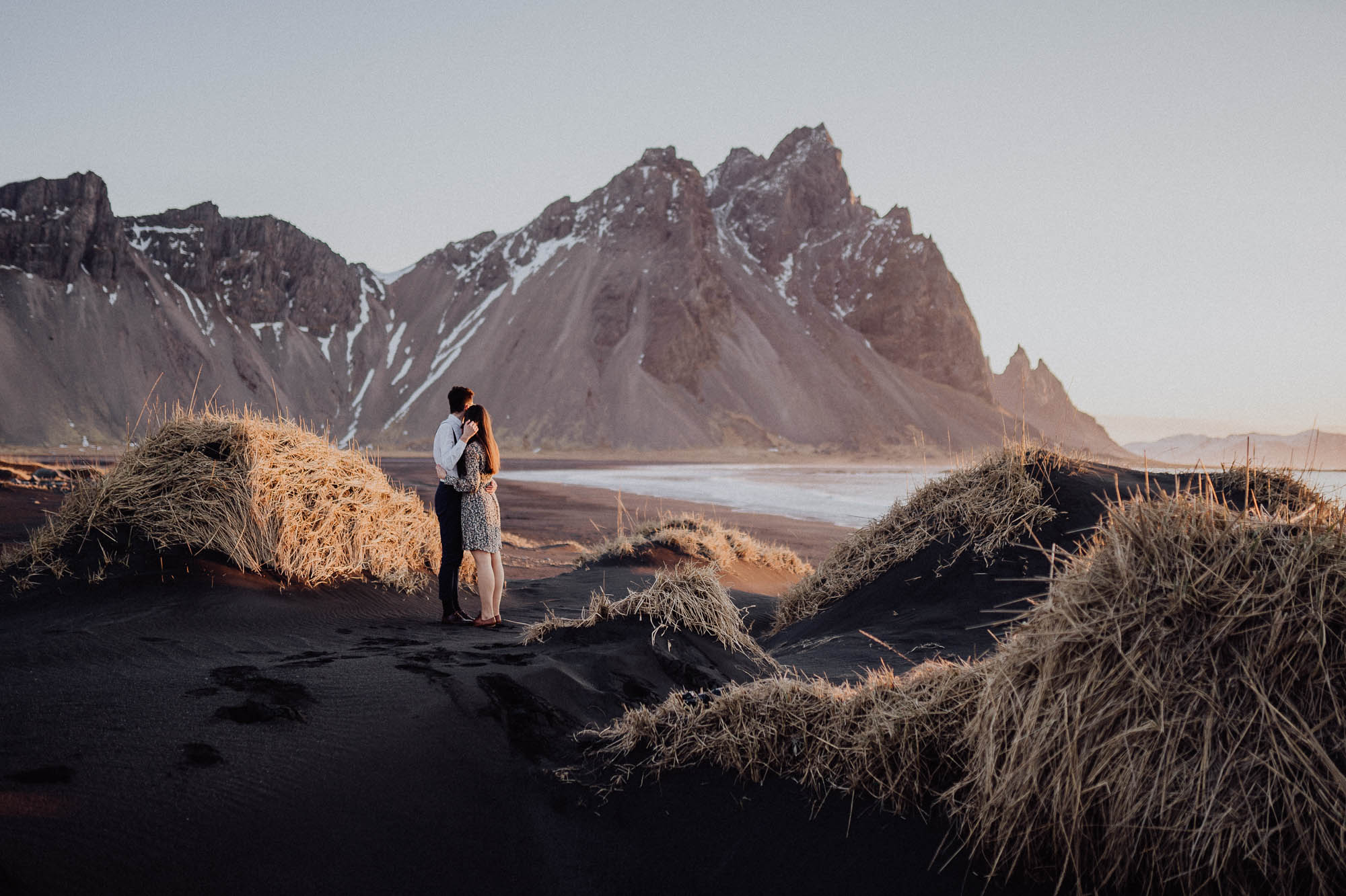 Párové focení v zahraničí na pláži Island